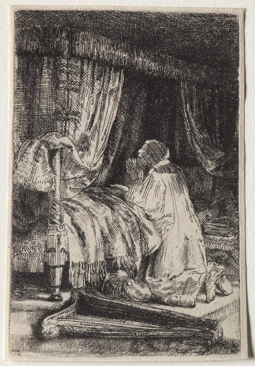 David i bøn af Rembrandt van Rijn