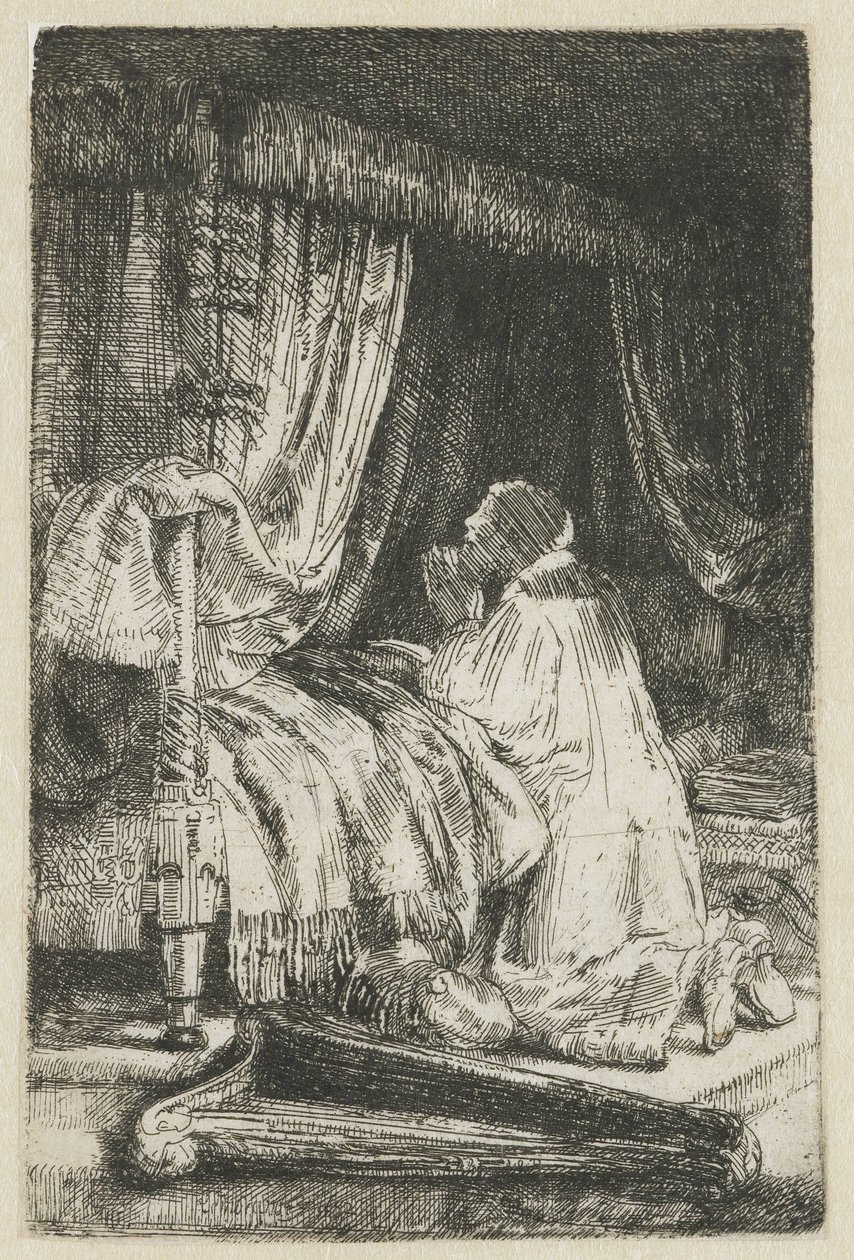 David i bøn af Rembrandt van Rijn