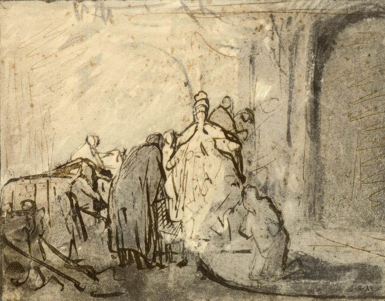 angrende Judas af Rembrandt van Rijn