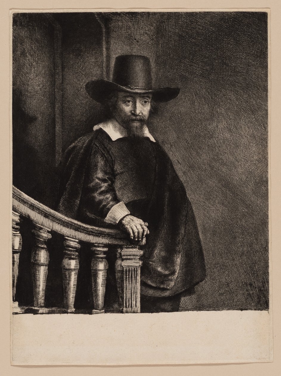 Ephraim Bonus, jødisk læge af Rembrandt van Rijn
