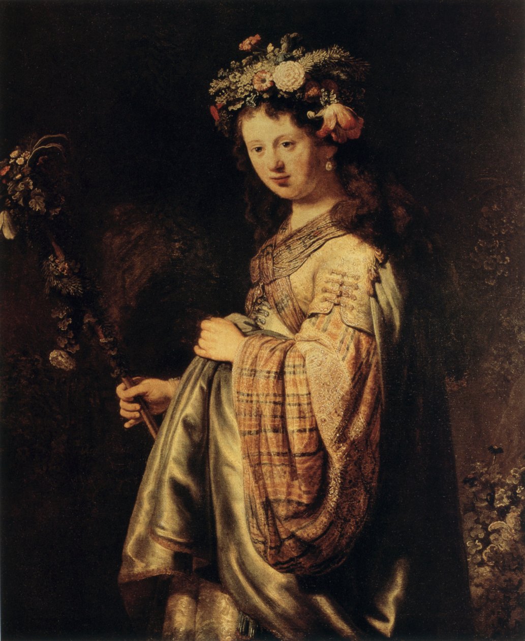 Flora, 1634 af Rembrandt van Rijn