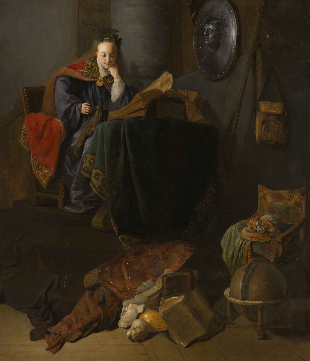 Minerva. af Rembrandt van Rijn