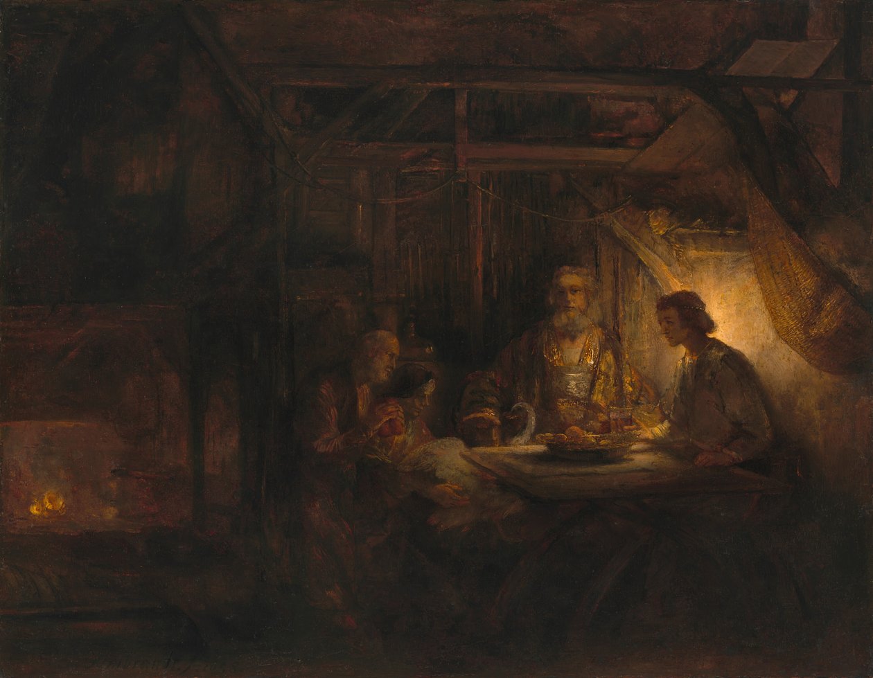 Filemon og Baucis af Rembrandt van Rijn