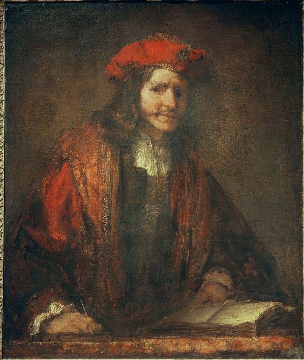 Portræt af en dommer af Rembrandt van Rijn