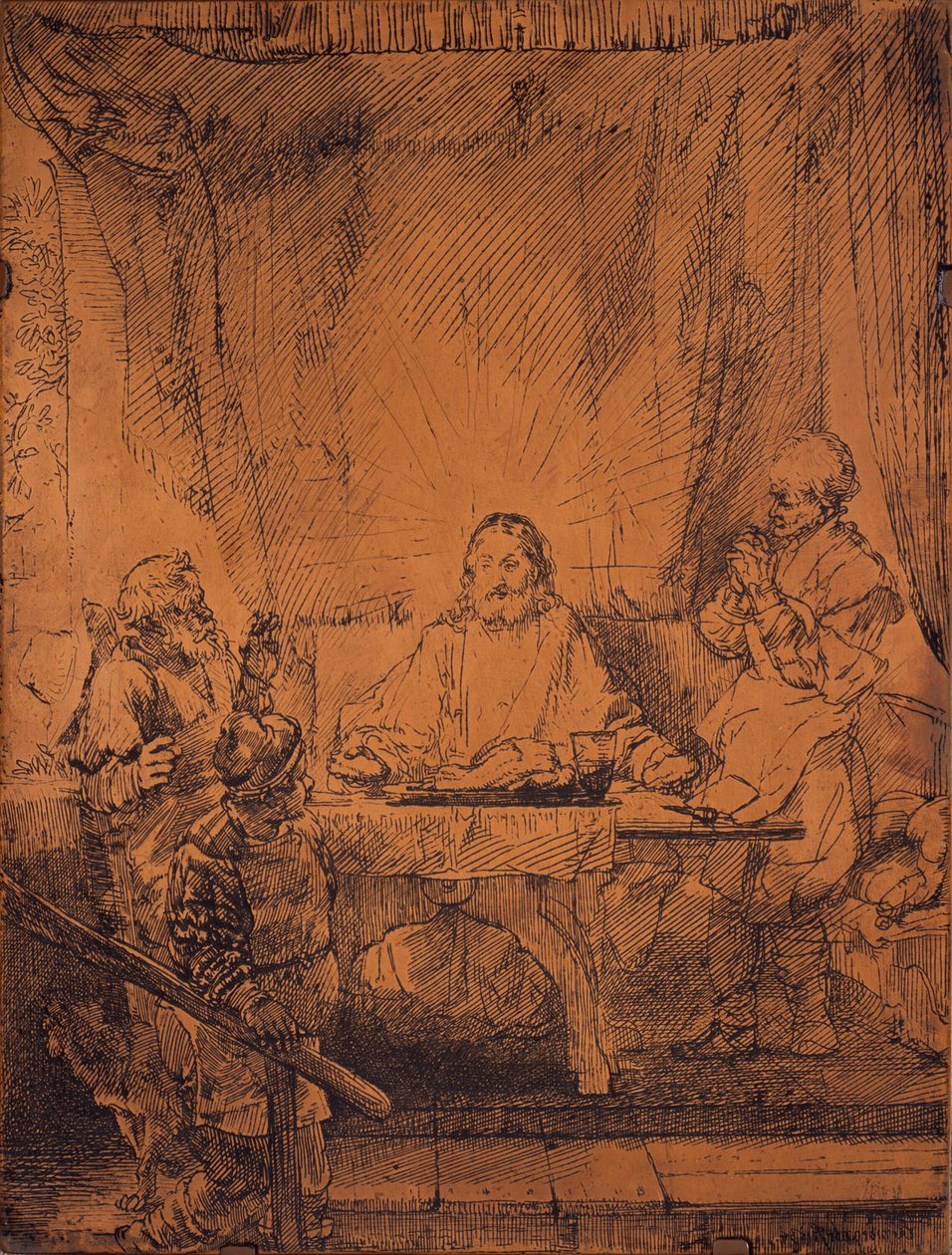 Aftensmad i Emmaus af Rembrandt van Rijn
