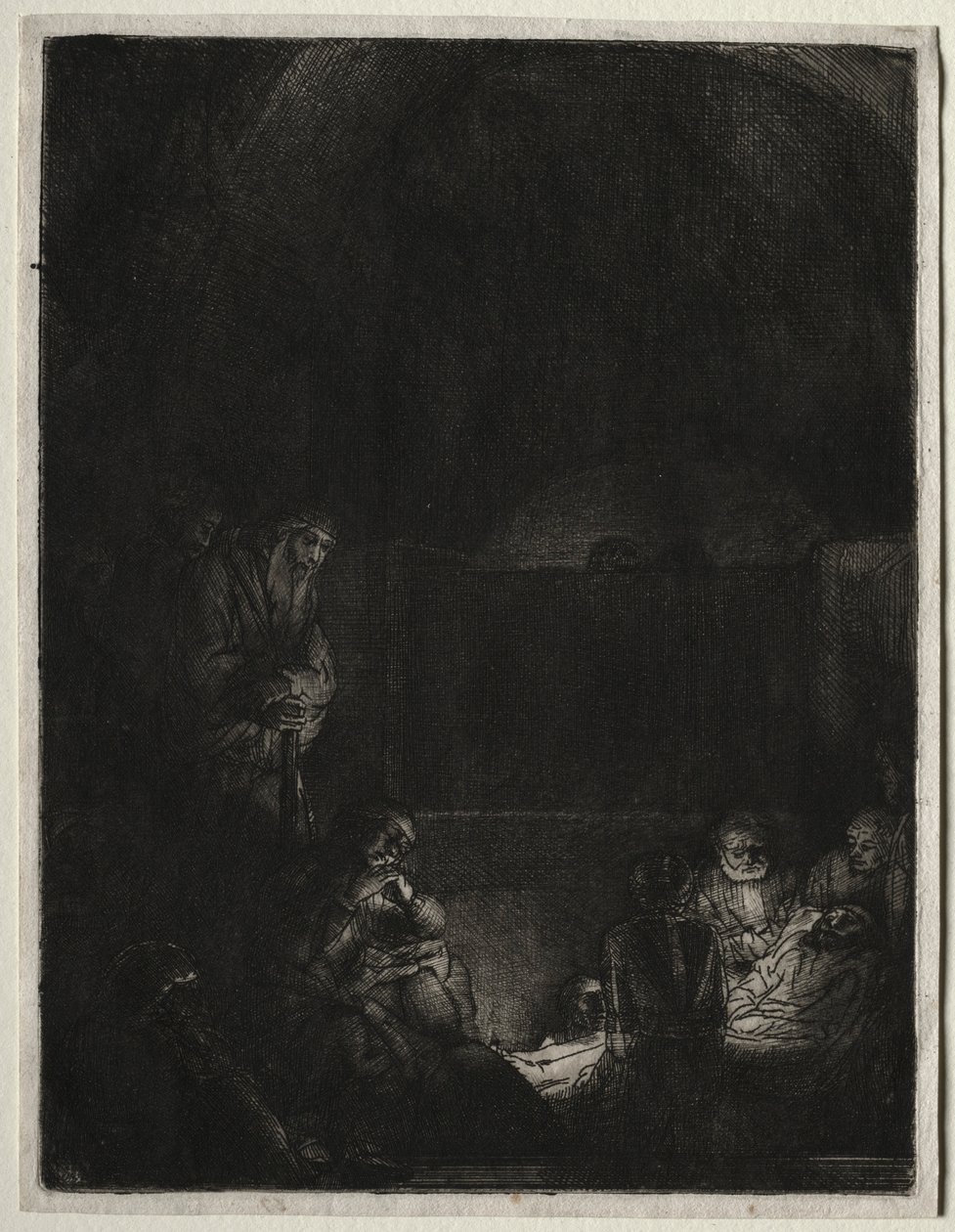 Begravelsen, ca. 1654. af Rembrandt van Rijn
