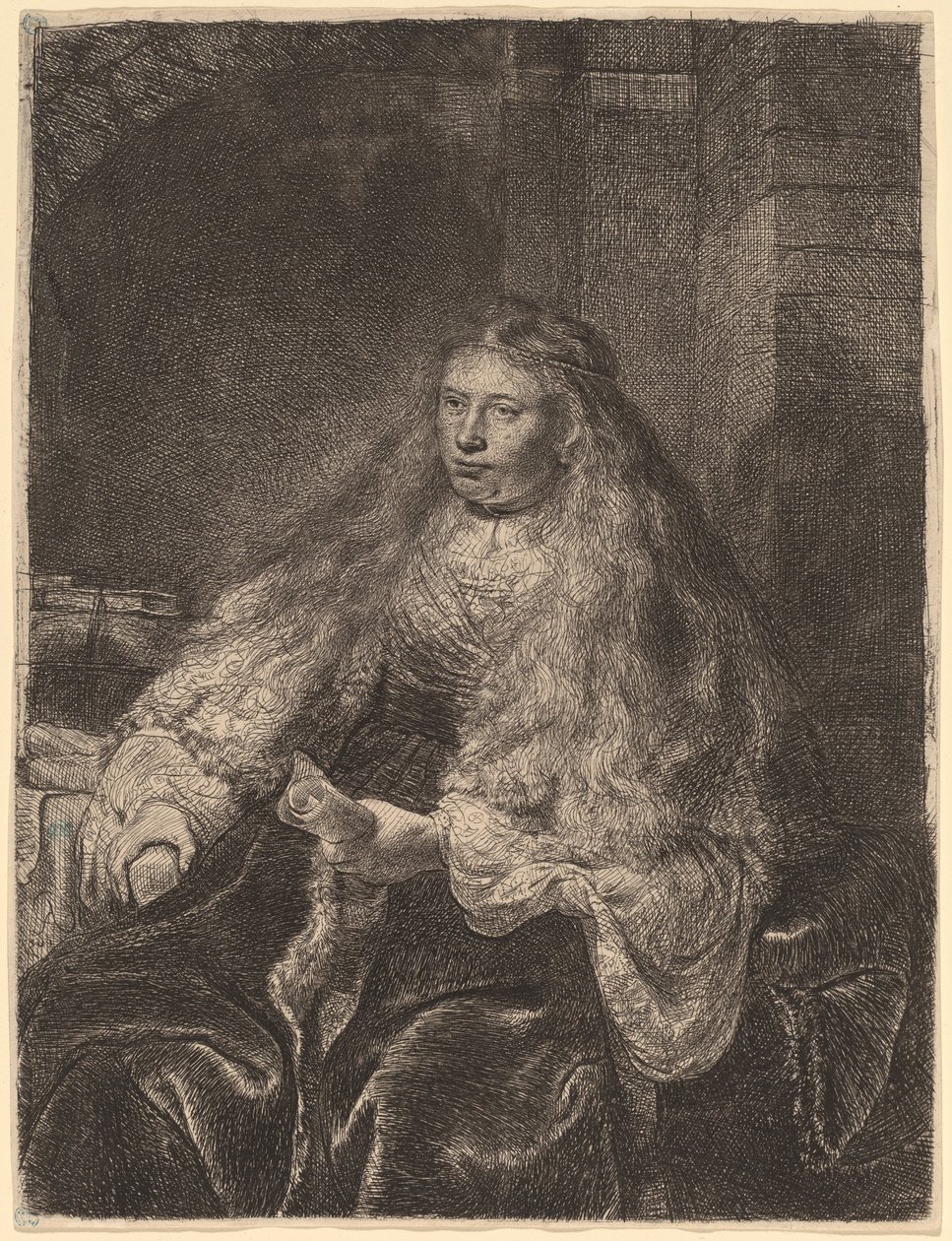 Den store jødiske brud af Rembrandt van Rijn