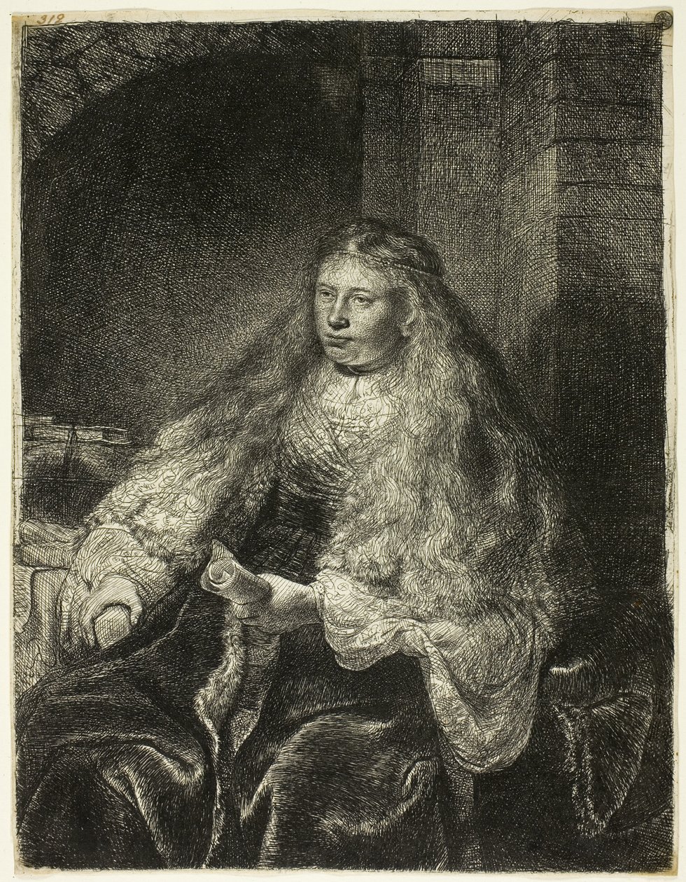 Den store jødiske brud af Rembrandt van Rijn
