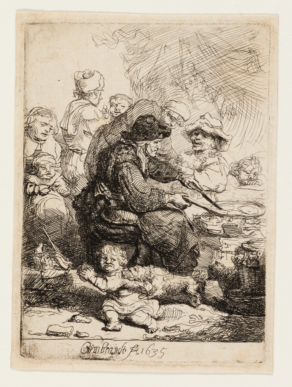 Pandekagekvinden af Rembrandt van Rijn