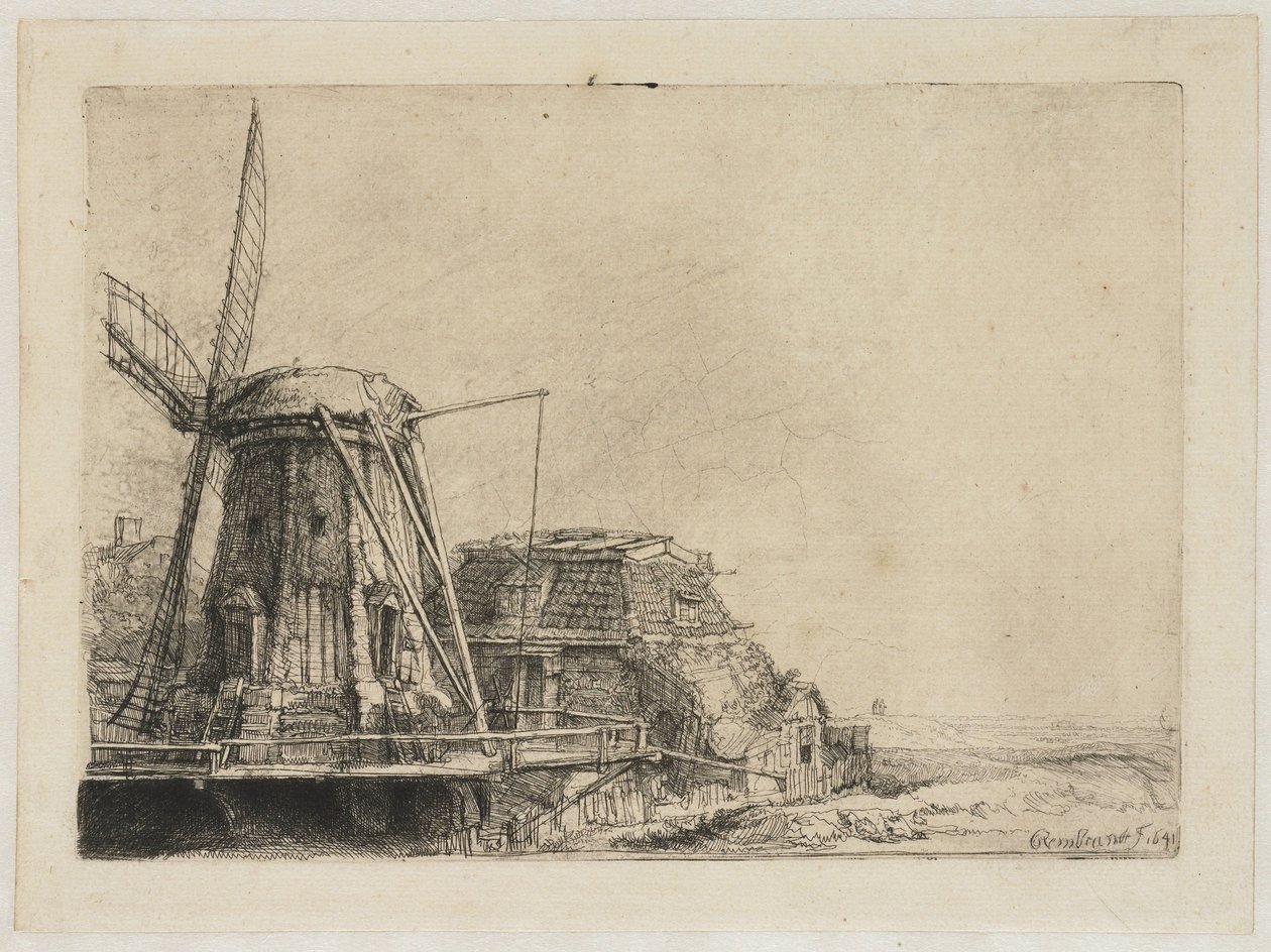 Vindmøllen Vindmøllen af Rembrandt van Rijn