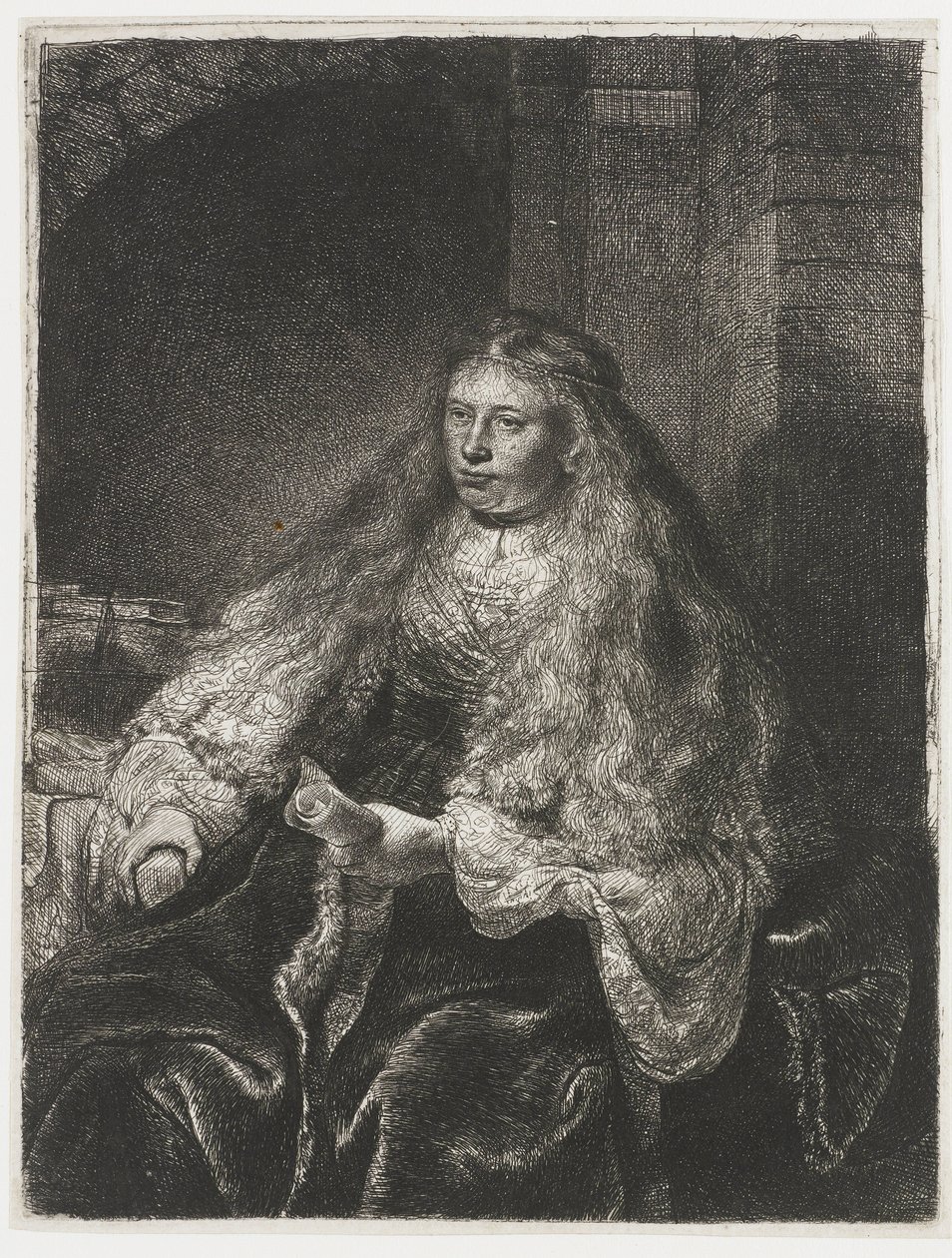 Den store jødiske brud af Rembrandt van Rijn