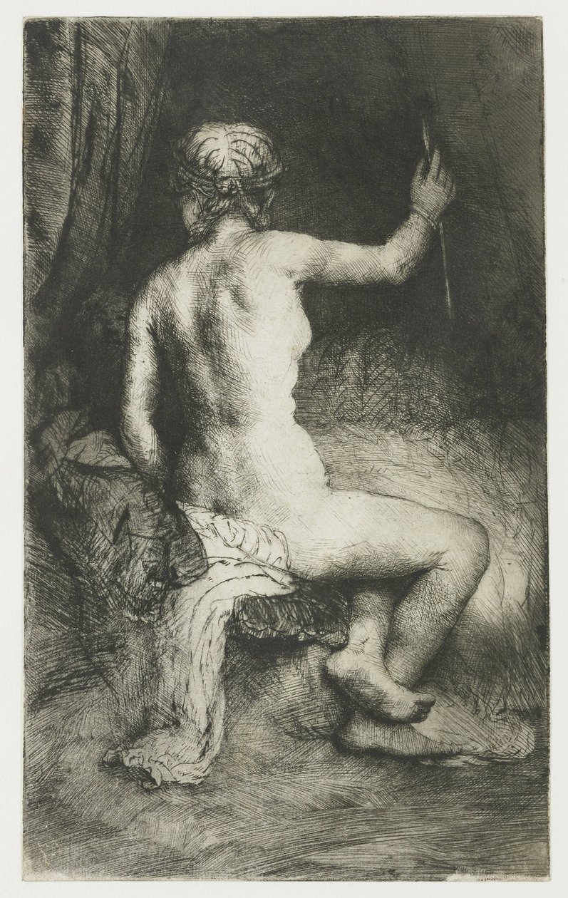 Kvinde med pilen af Rembrandt van Rijn