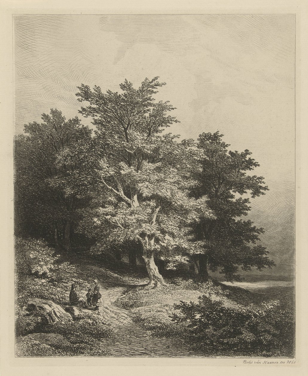 Figurer i et skovbryn af Remigius Adrianus Haanen