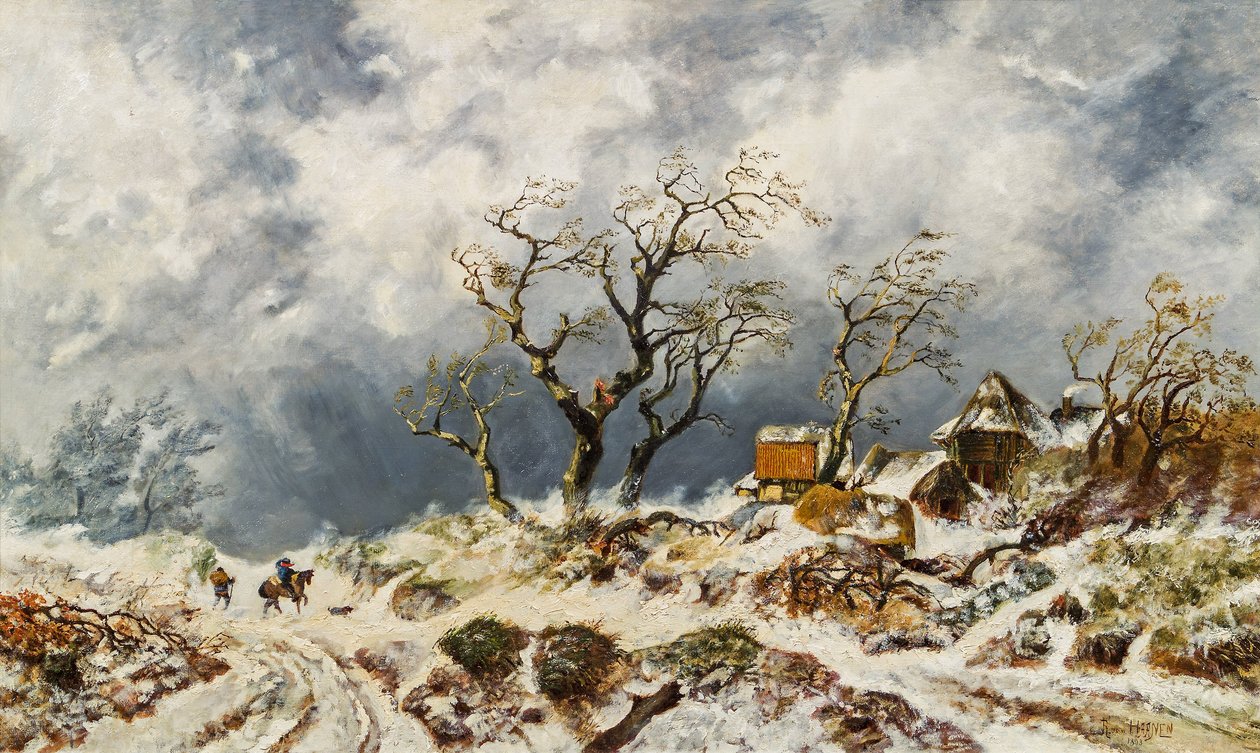Vinterlandskab af Remigius Adrianus Haanen