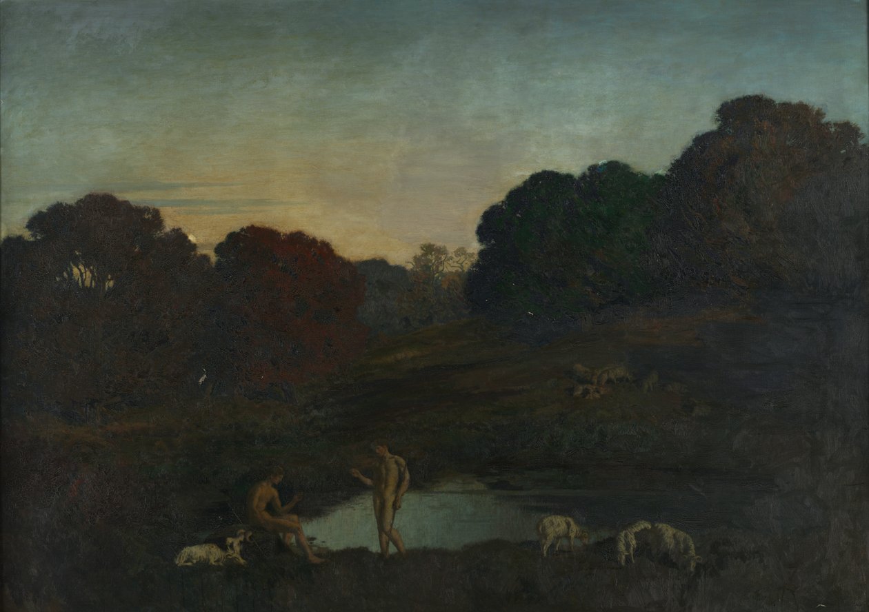 Pastoral scene, 1911. af René Ménard