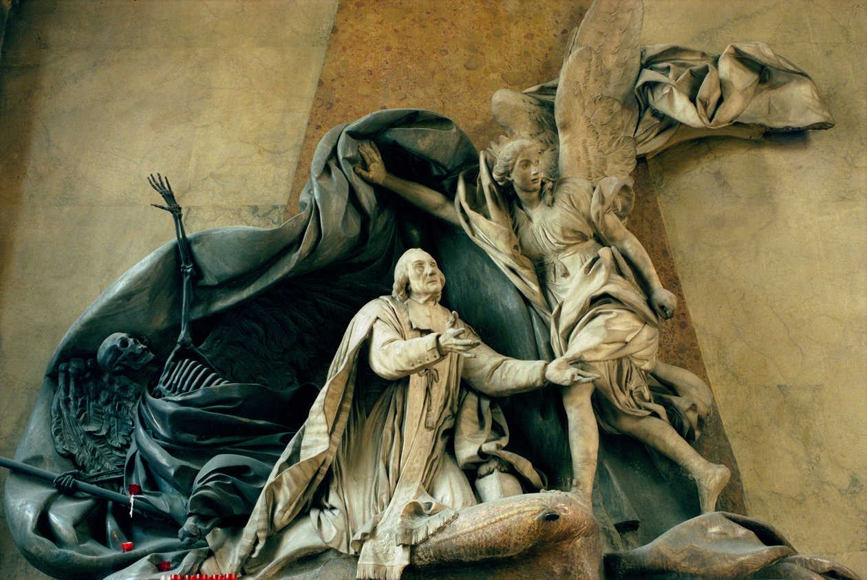 Grav af Jean Baptiste Joseph Languet de Gergy (1675-1750) 1757 (marmor og træ) (se også 252653) af Rene Michel Slodtz