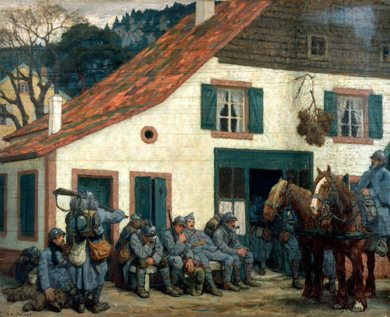 Stoppet af René François Xavier Prinet