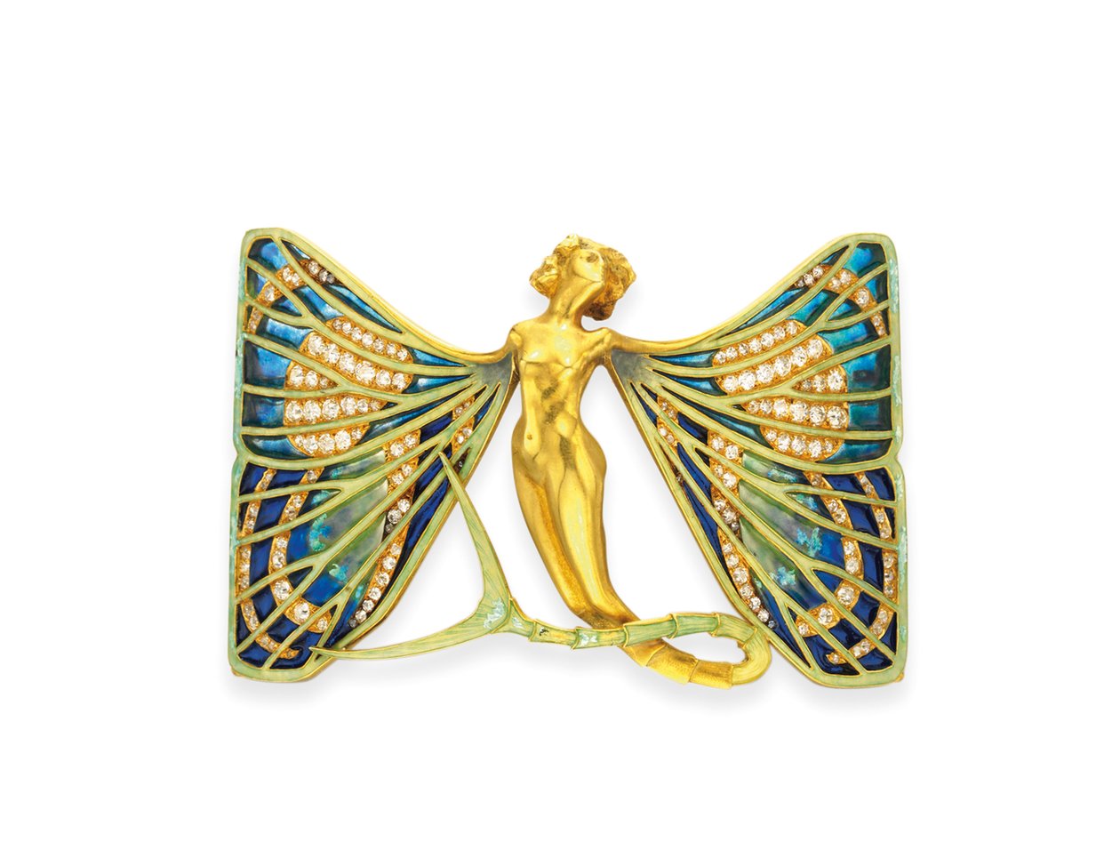 Art Nouveau "Sylph" dog collar, c.1900dani af Rene Jules Lalique