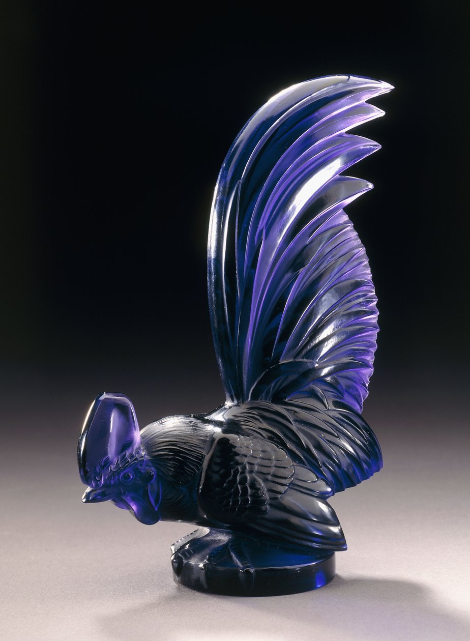 Coq Nain, ca. 1926 (lilla glas) af Rene Jules Lalique