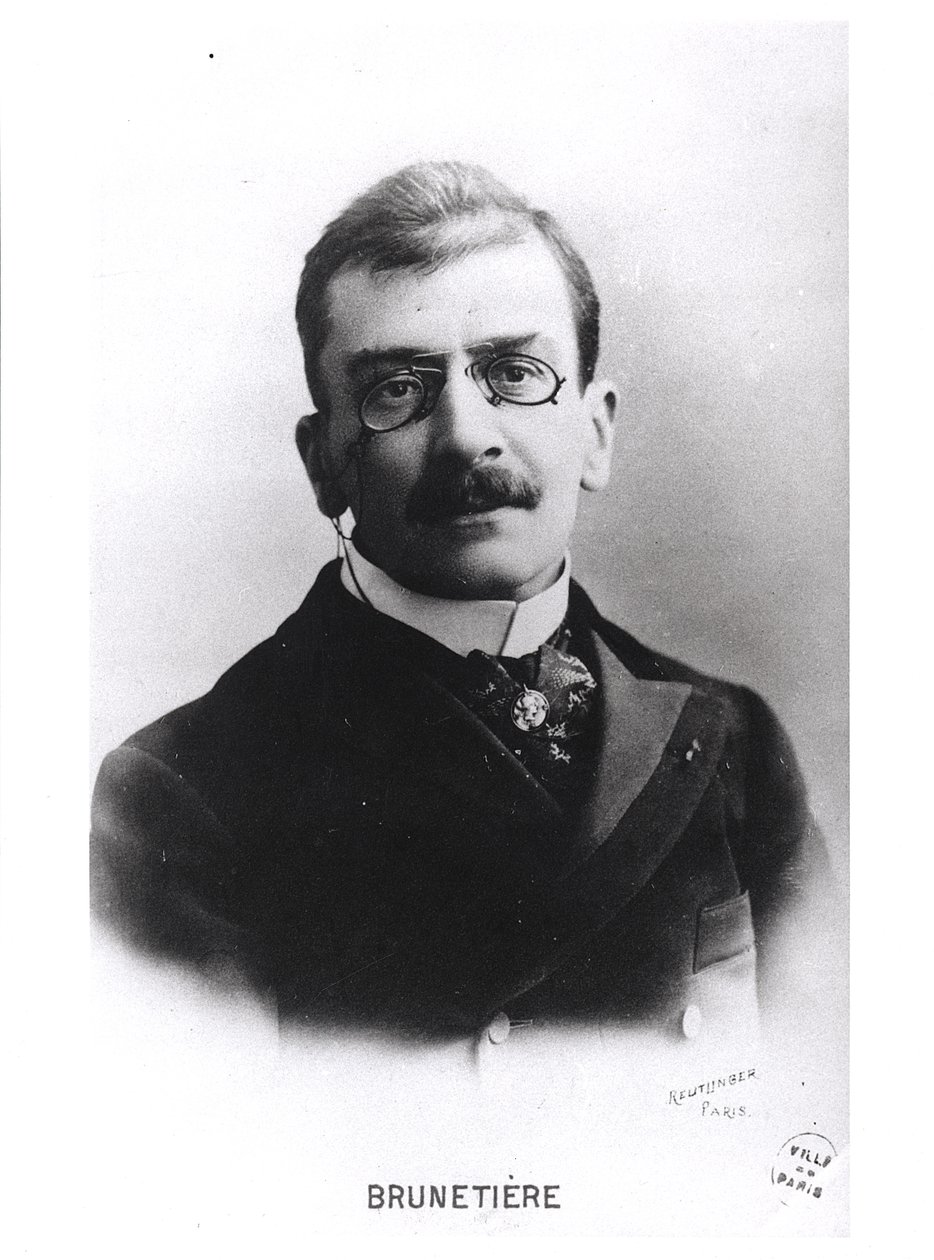 Portræt af Ferdinand Brunetiere (1849-1906) af Reutlinger Studio