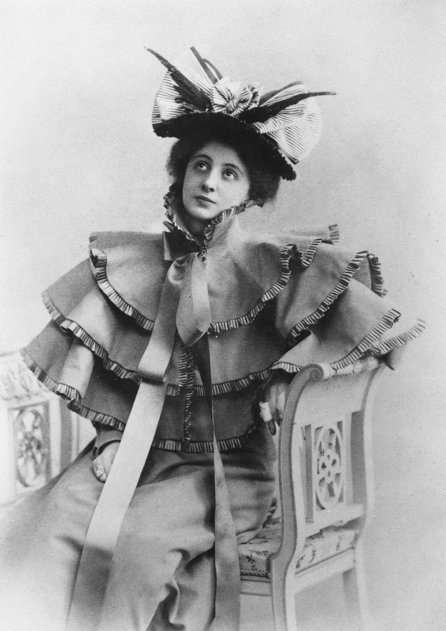 Portræt af Mademoiselle d