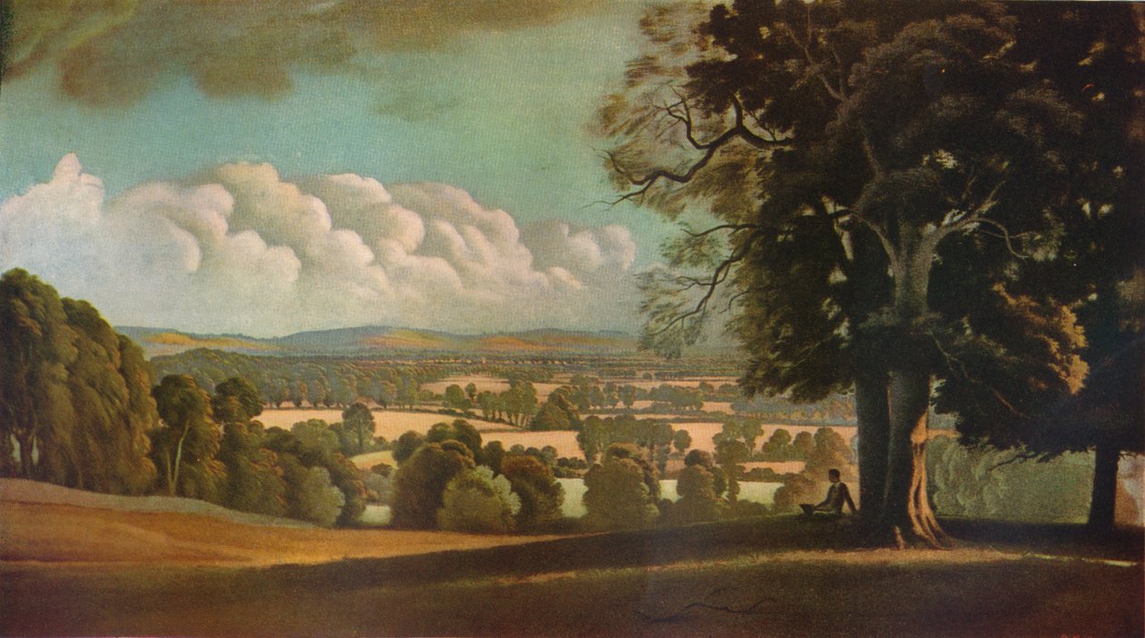 The Vale of Aylesbury, 1933 af Rex Whistler
