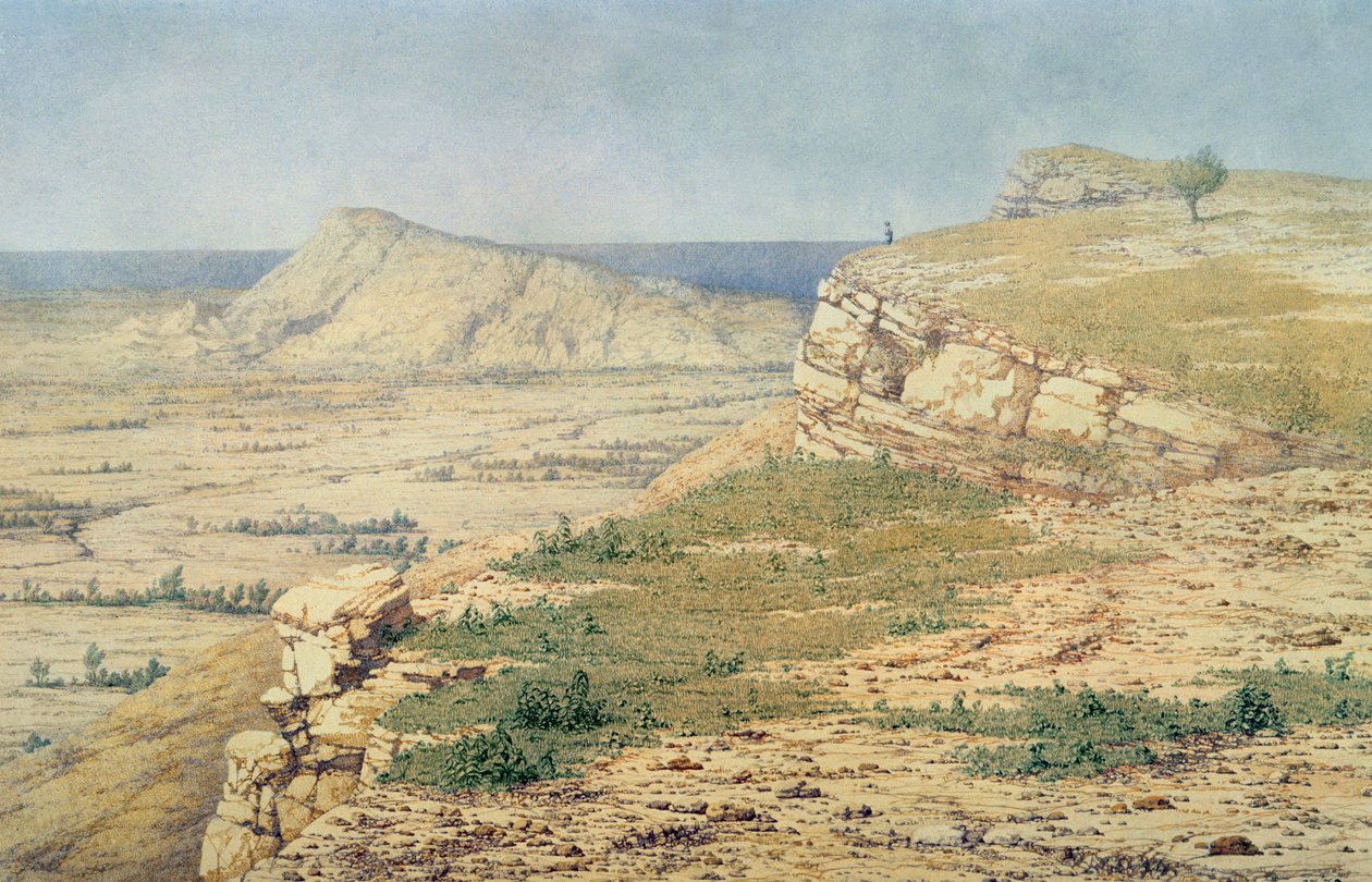 Udsigt over øen Rhodos af Richard Dadd