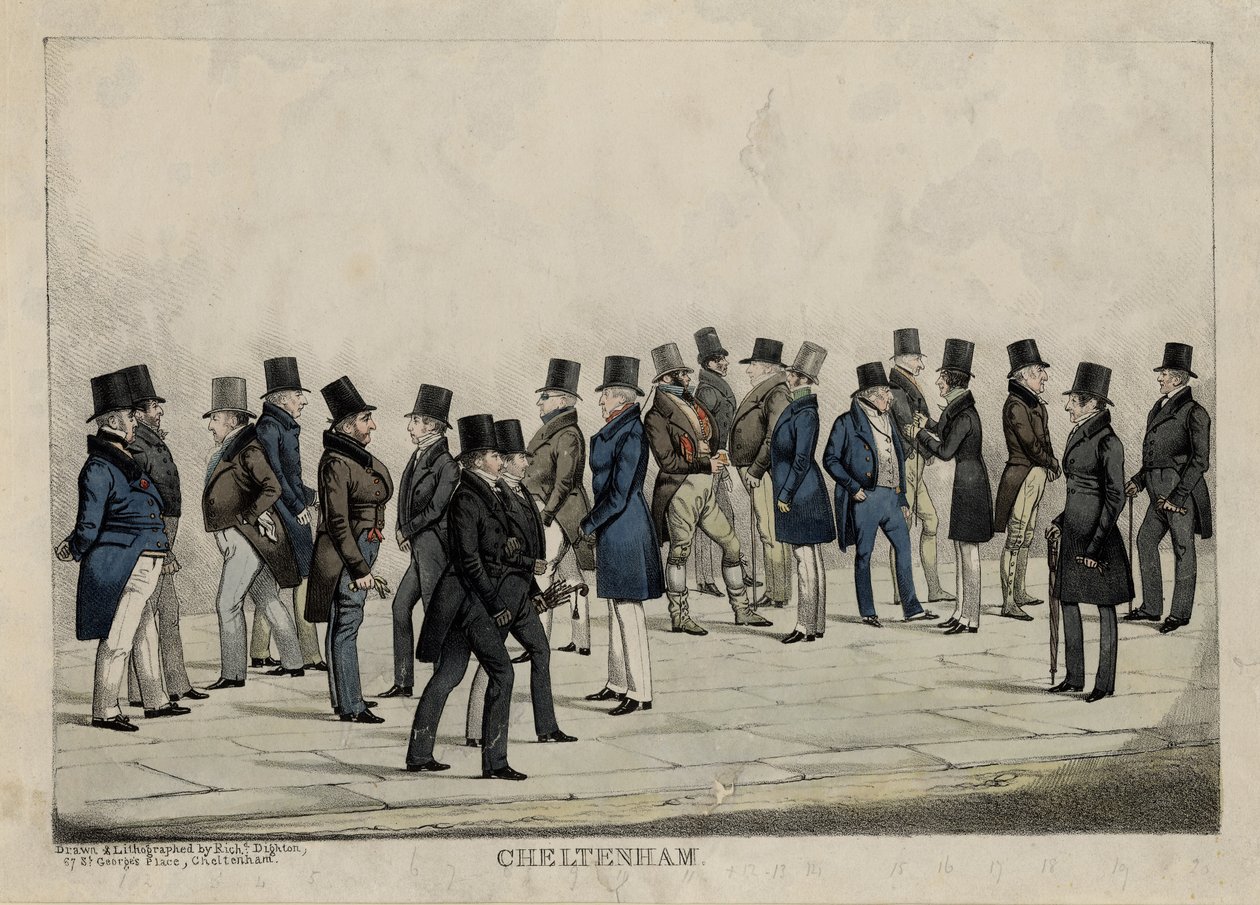 Cheltenham, ca. 1840 af Richard Dighton
