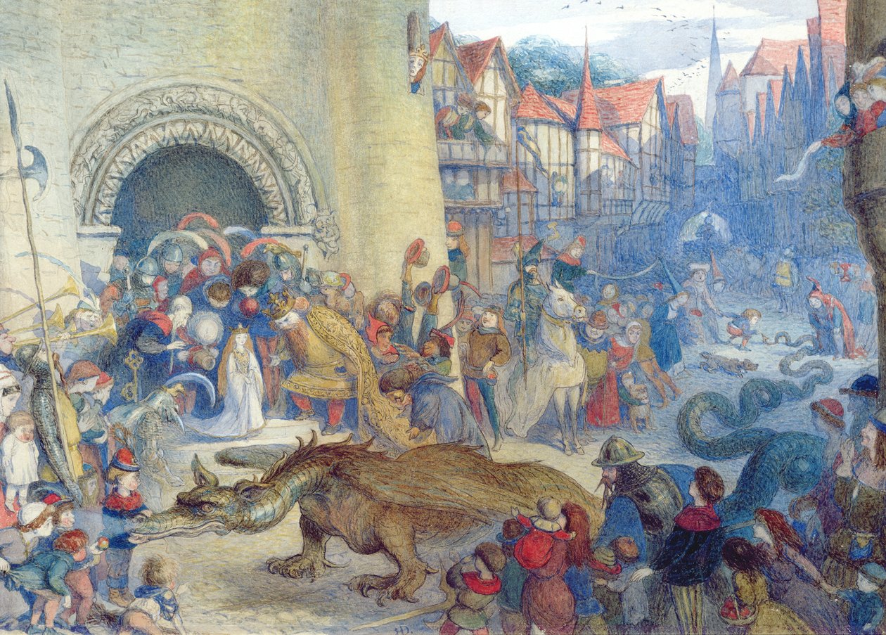 Den lille prinsesses fødselsdagsdrage af Richard Doyle