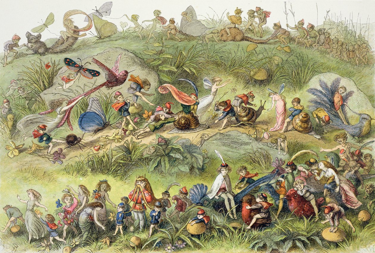 Elf-kongens triumfmarch, illustration fra 