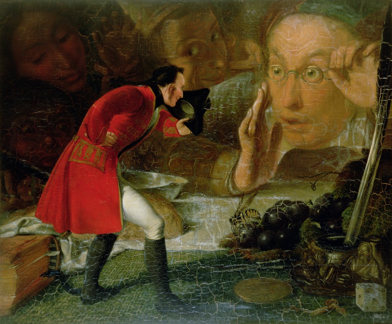 Gulliver Udstillet for Brobdingnag Bonden af Richard Redgrave
