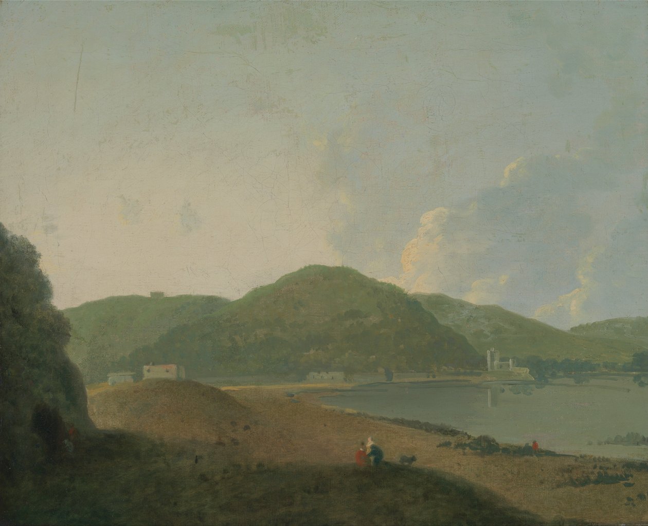 Lago dAgnano med Grotta del Cane af Richard Wilson