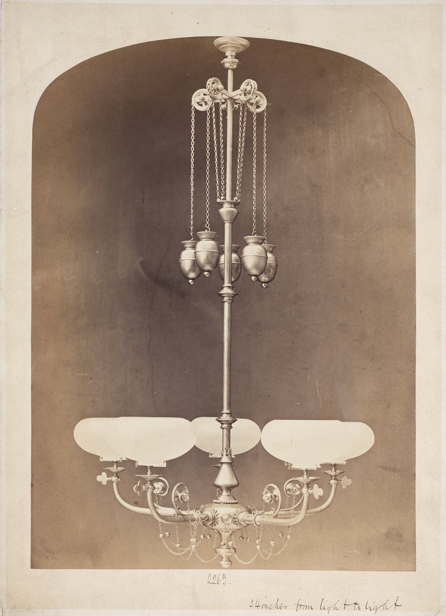 Gasolier, c 1880 af John Pardon