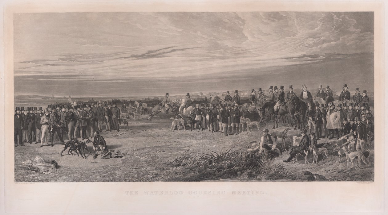 Waterloo Coursing-mødet af Richard Ansdell