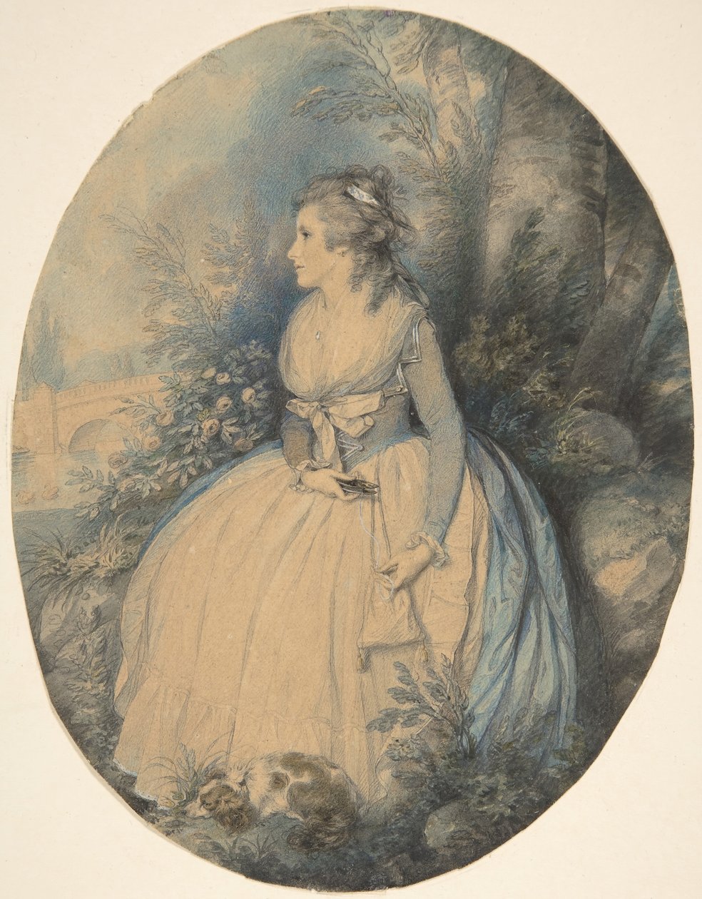 Fru Robinson som Perdita, ca. 1779. af Richard Cosway