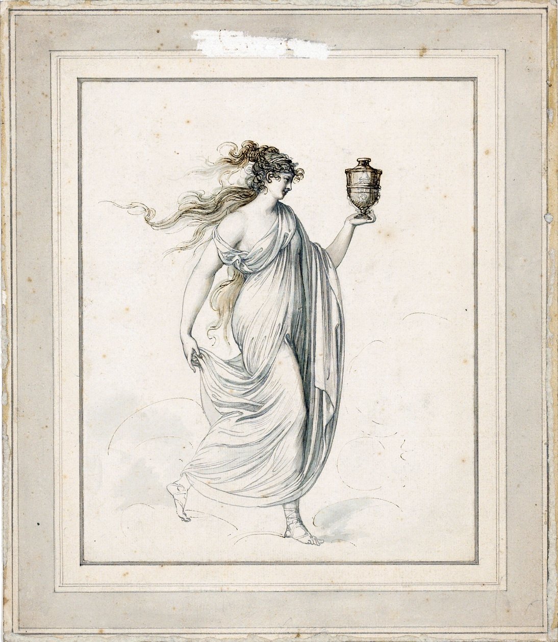 Portræt af Lady Emma Hamilton af Richard Cosway