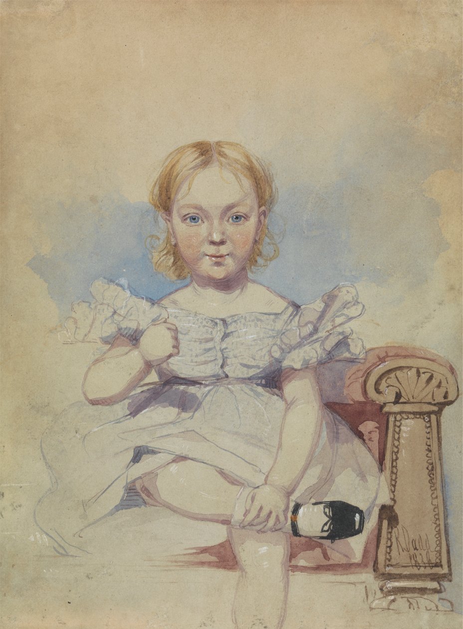 Portræt af en pige af Richard Dadd