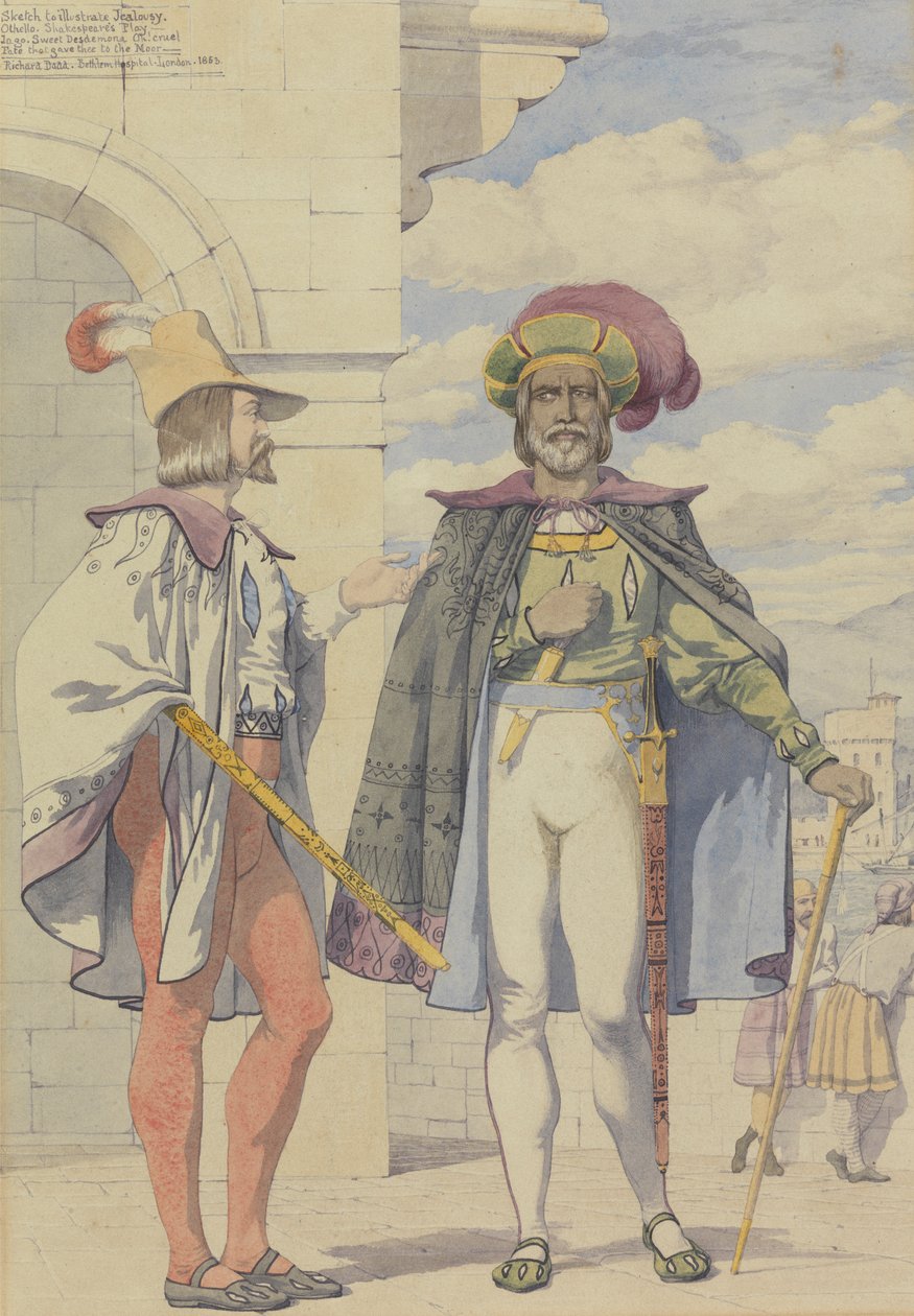 Skitse til lidenskaberne: Jalousi af Richard Dadd