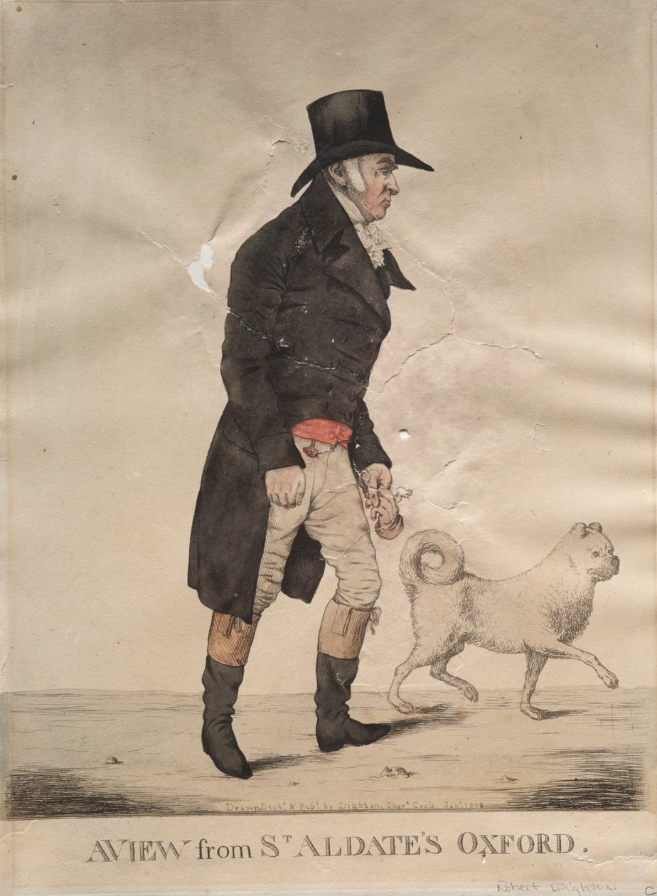 En udsigt fra St. Aldates, Oxford. af Richard Dighton