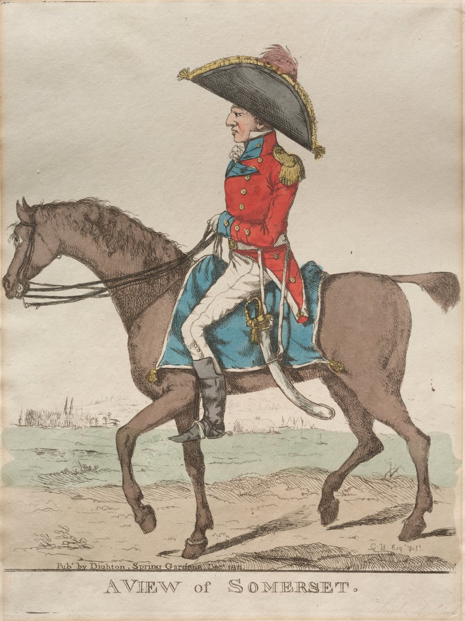 Udsigt over Somerset af Richard Dighton
