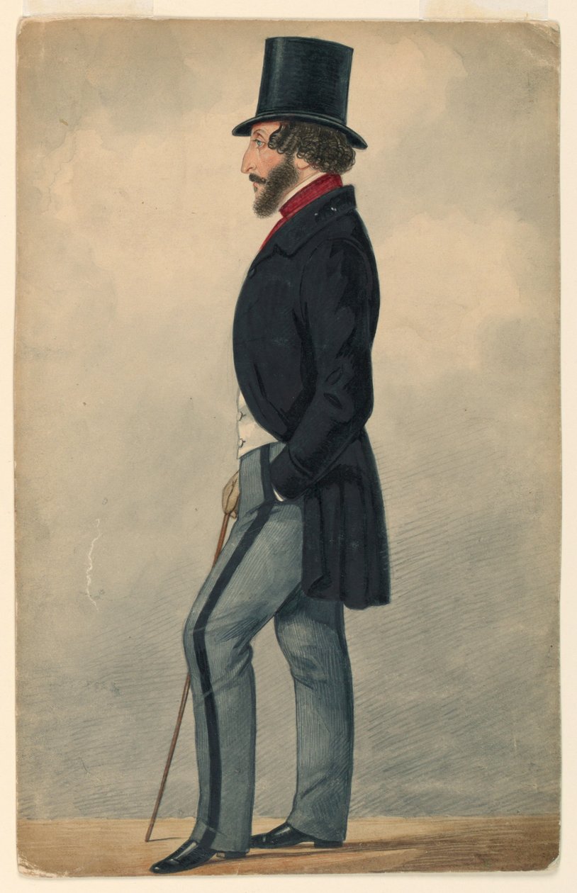 Portræt af Lord Beauclerk af Richard Dighton