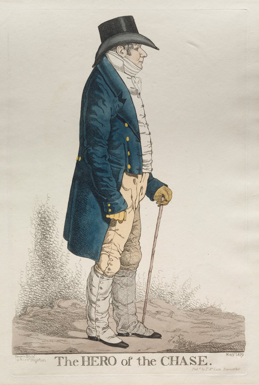Jagtens helt, 1819. af Richard Dighton