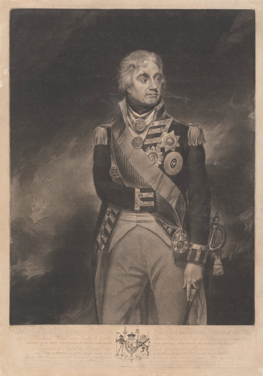 Horatio Nelson, Viscount Nelson af Richard Earlom