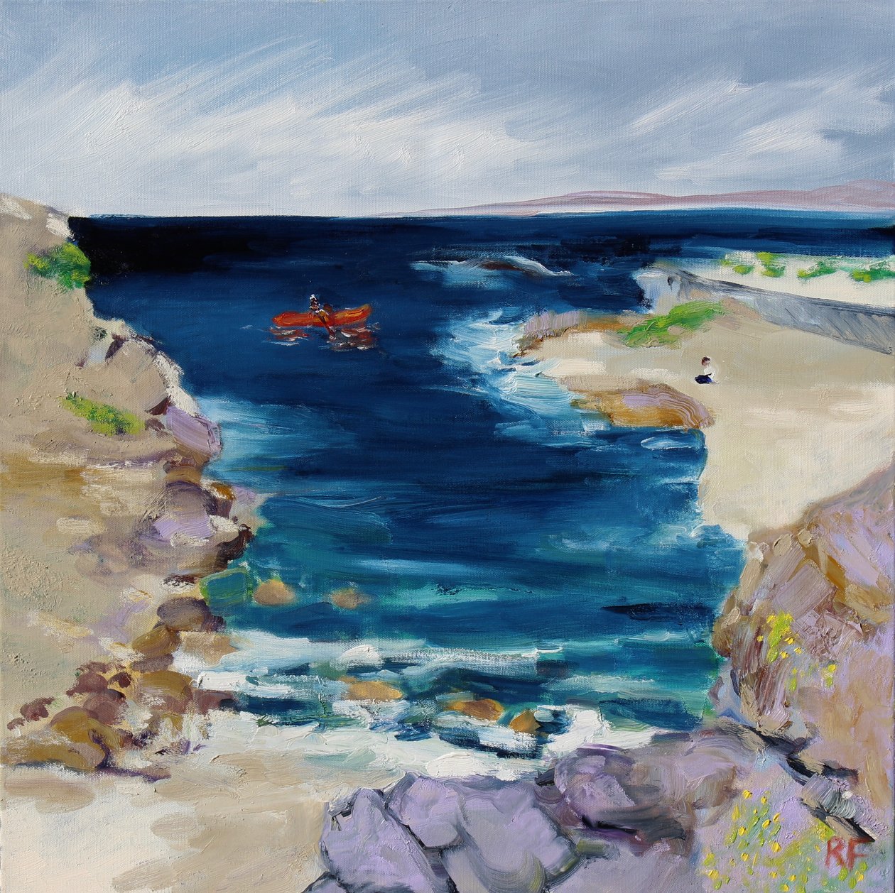 Kajakroer, Monterey Bay, 2019 af Richard Fox