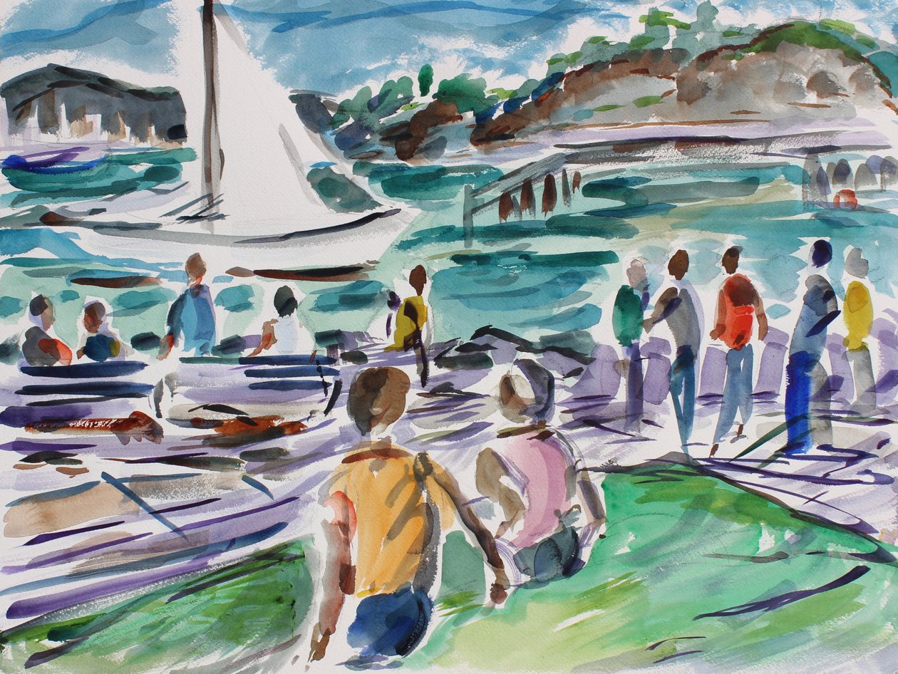Tiburon Promenade, 2017 af Richard Fox