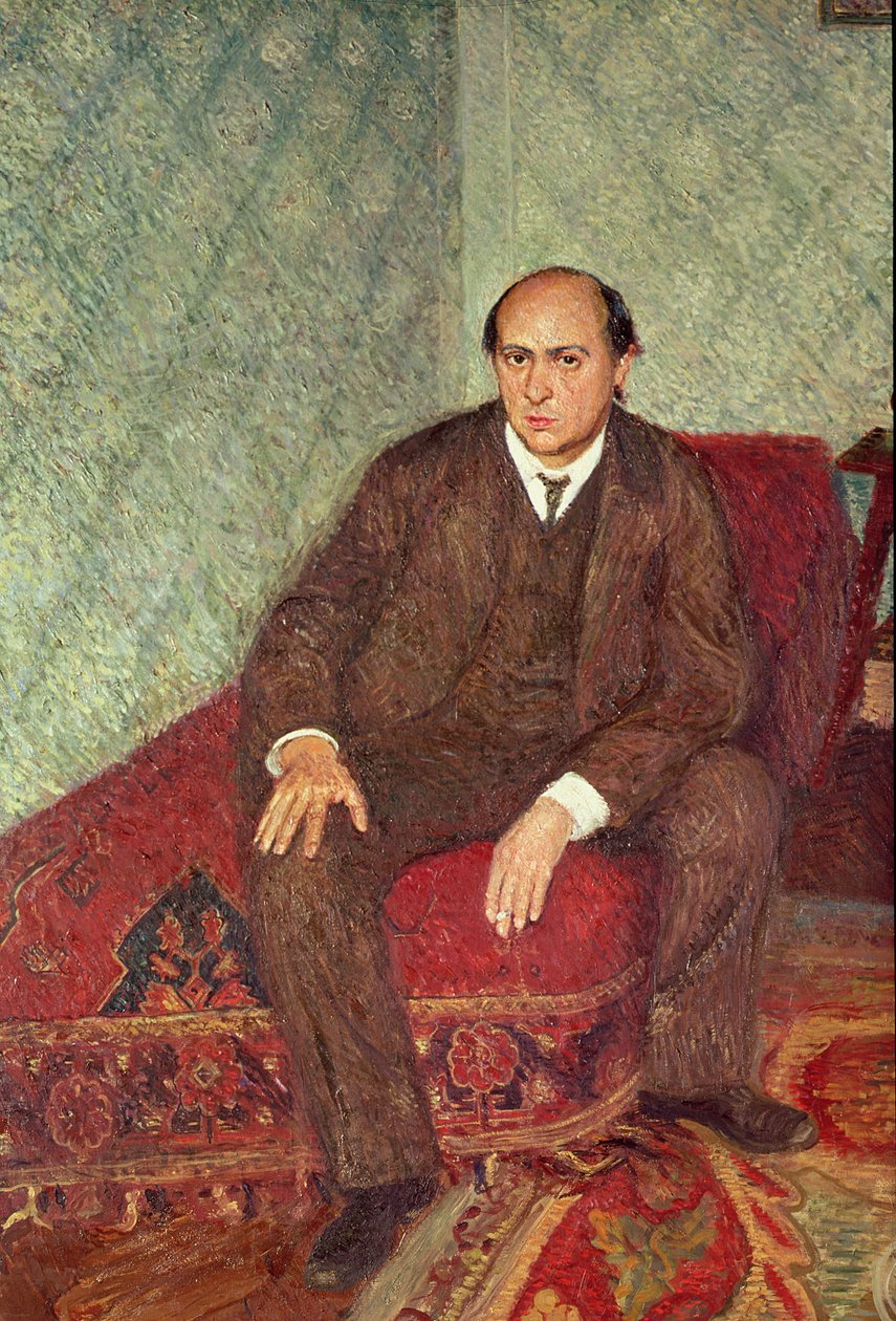 Portræt af Arnold Schonberg (1874-1951), ca. 1905-6 af Richard Gerstl