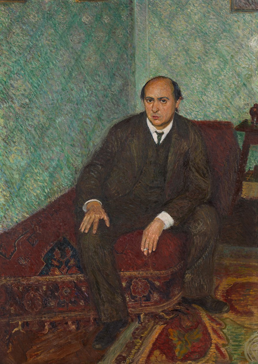 Portræt af Arnold Schoenberg, ca. 1907 af Richard Gerstl