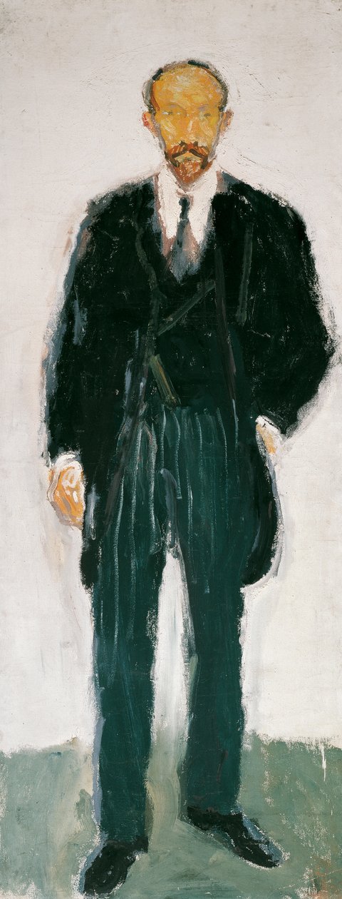Professor Ernst Diez, før 1907. af Richard Gerstl