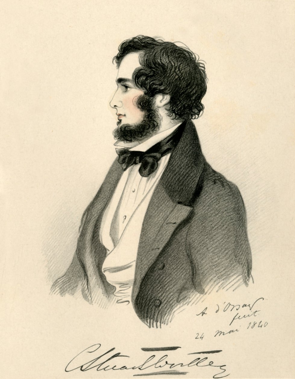 Charles Stuart Wortley, 1840. af Richard James Lane