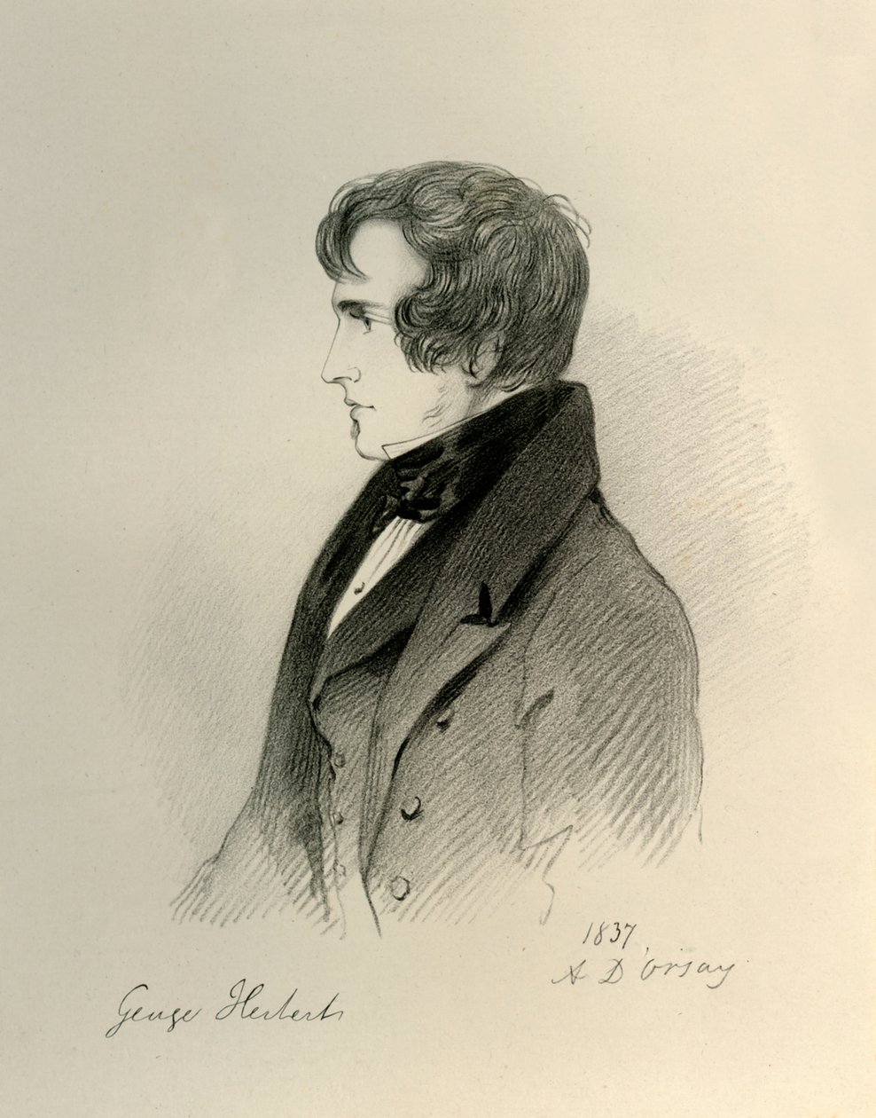 George Herbert, 1837. af Richard James Lane